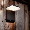 corp de iluminat LED , lateral de perete , 8W , solar , cu senzor de mișcare , natural alb , exterior , IP44 , LUTEC , MOZE