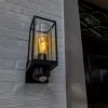LED lámpatest , oldalfali , E27 foglalat , matt fekete , mozgásérzékelős , kamerával , kültéri , IP44 , LUTEC CONNECT , FLAIR