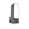 corp de iluminat LED , lateral de perete , 17.3W , CCT , reglabil , cu senzor de mișcare , cu cameră , exterior , IP44 , LUTEC CONNECT , CUBA