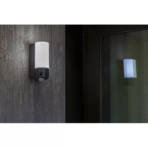 corp de iluminat LED , lateral de perete , cu senzor de mișcare , 18.8W , CCT , reglabil , cu cameră , exterior , IP44 , LUTEC CONNECT , POLLUX