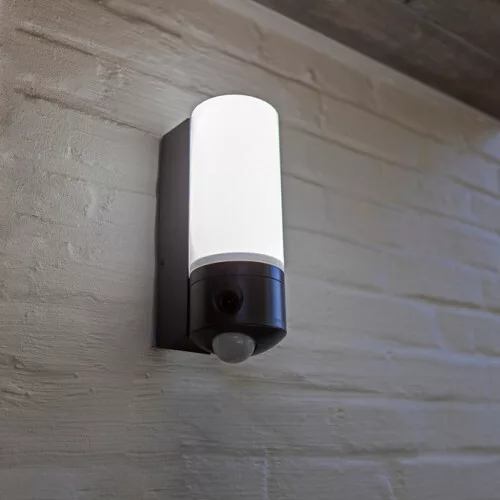 corp de iluminat LED , lateral de perete , cu senzor de mișcare , 18.8W , CCT , reglabil , cu cameră , exterior , IP44 , LUTEC CONNECT , POLLUX