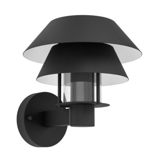 EGLO , 900287 , CHIAPPERA , fali lámpa , E27 , 1X40W , IP44 , átlátszó