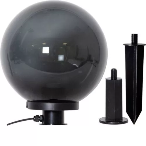 EGLO , 900202 , MONTEROLLO SMOKE , földbe szúrható lámpa , E27 , 1X40W , IP44 , fekete-átlátszó