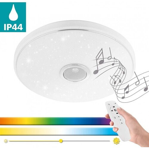 EGLO , 33703 , MILAZZO , mennyezeti lámpa , 3000 K  6500 K , LED , 19W , IP44 , fehér