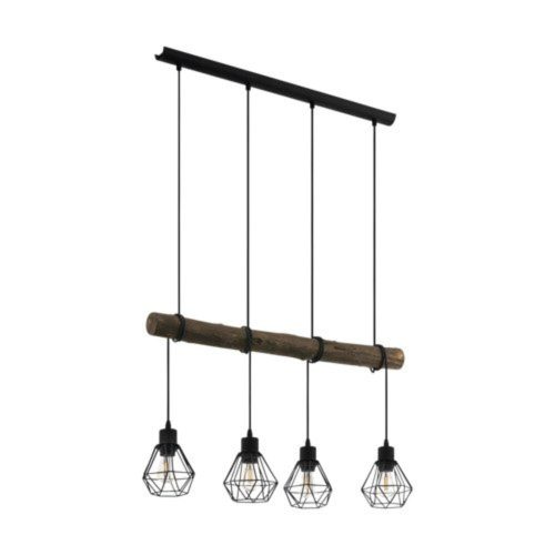EGLO , 43476 , HORNINGTOPS 1 , függeszték , E27 , 4X40W , IP20