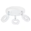 EGLO, 75203, ODERZO, spot luminos, 3000 K, LED, 3X3,8W, IP20, alb