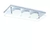 EGLO , 75328 , ABIOLA , fali-mennyezeti lámpa , 3000 K , LED , 3X6W , IP20 , átlátszó, szatinált