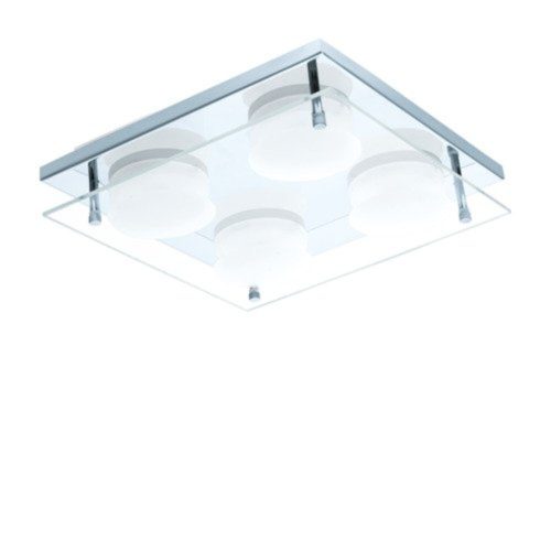 EGLO , 75329 , ABIOLA , fali-mennyezeti lámpa , 3000 K , LED , 4X6W , IP20 , átlátszó, szatinált