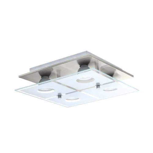 EGLO , 75341 , CABO-SD , fali-mennyezeti lámpa , GU10 , 4X5W , IP20 , fehér, átlátszó