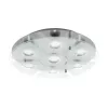 EGLO , 75343 , CABO-SD , fali-mennyezeti lámpa , GU10 , 7X5W , IP20 , fehér, átlátszó