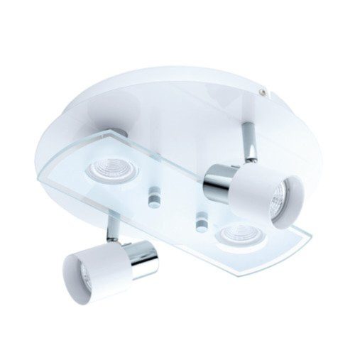 EGLO , 75367 , PAWEDO-SD , fali-mennyezeti lámpa , GU10 , 4X5W , IP20 , fehér, átlátszó