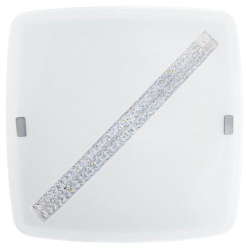 EGLO , 31449 , OSSEJA , fali-mennyezeti lámpa , 3000 K , LED , 16W , IP20 , fehér, átlátszó