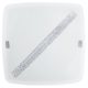 EGLO , 31449 , OSSEJA , fali-mennyezeti lámpa , 3000 K , LED , 16W , IP20 , fehér, átlátszó