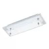 EGLO , 31914 , FRADES , fali-mennyezeti lámpa , 3000 K , LED , 2X3,3W , IP20 , fehér, átlátszó