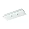 EGLO , 32452 , PALLANTE , fali-mennyezeti lámpa , 4000 K , LED , 10,8W , IP20 , króm, átlátszó