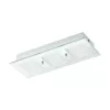 EGLO , 32452 , PALLANTE , fali-mennyezeti lámpa , 4000 K , LED , 10,8W , IP20 , króm, átlátszó