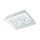 EGLO , 32454 , PALLANTE , fali-mennyezeti lámpa , 4000 K , LED , 14,4W , IP20 , króm, átlátszó