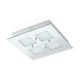 EGLO , 32454 , PALLANTE , fali-mennyezeti lámpa , 4000 K , LED , 14,4W , IP20 , króm, átlátszó