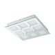 EGLO , 32455 , PALLANTE , fali-mennyezeti lámpa , 4000 K , LED , 33W , IP20 , króm, átlátszó