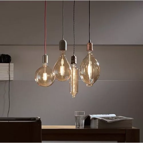 LED lámpa függeszték , mennyezeti , E27 , acél , fehér , EGLO , YORTH , 32529
