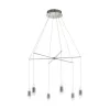 EGLO , 39326 , SANTIGA , függeszték , 3000 K , LED , 12X3,2W , Yes , IP20 , fehér, matt nikkel