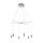 EGLO , 39326 , SANTIGA , függeszték , 3000 K , LED , 12X3,2W , Yes , IP20 , fehér, matt nikkel