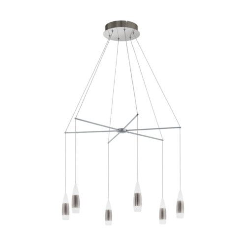 EGLO , 39326 , SANTIGA , függeszték , 3000 K , LED , 12X3,2W , Yes , IP20 , fehér, matt nikkel