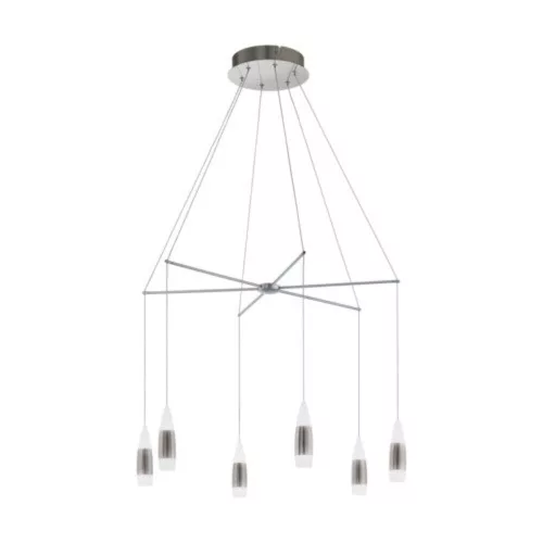 EGLO , 39326 , SANTIGA , függeszték , 3000 K , LED , 12X3,2W , Yes , IP20 , fehér, matt nikkel