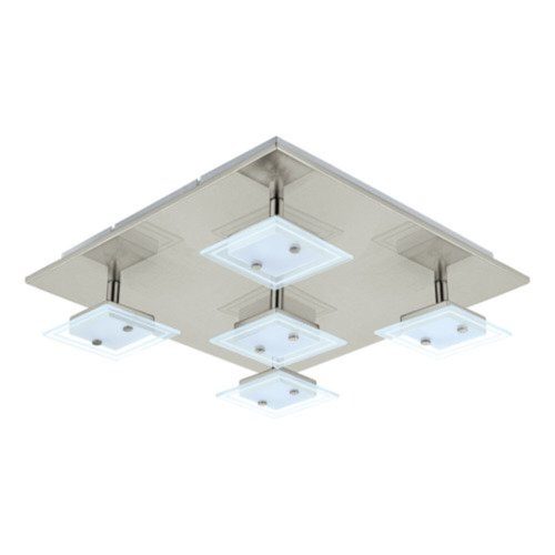 EGLO , 75231 , PROCARIA , mennyezeti lámpa , 3000 K , LED , 5X3,36W , IP20 , fehér, átlátszó