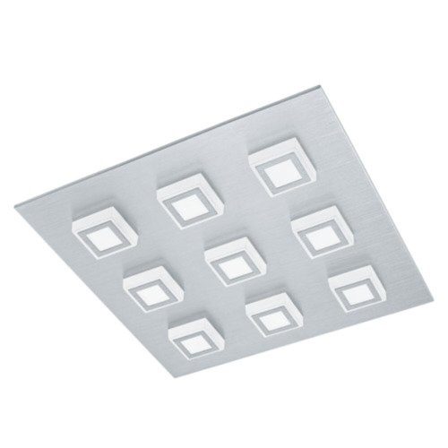 EGLO , 78641 , MASIANO , fali-mennyezeti lámpa , 3000 K , LED , 9X3,3W , IP20 , szatinált