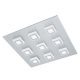 EGLO , 78641 , MASIANO , fali-mennyezeti lámpa , 3000 K , LED , 9X3,3W , IP20 , szatinált