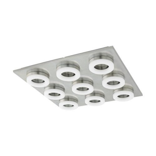 EGLO , 78689 , PALENA , fali-mennyezeti lámpa , 3000 K , LED , 9X2,5W , IP20 , szatinált