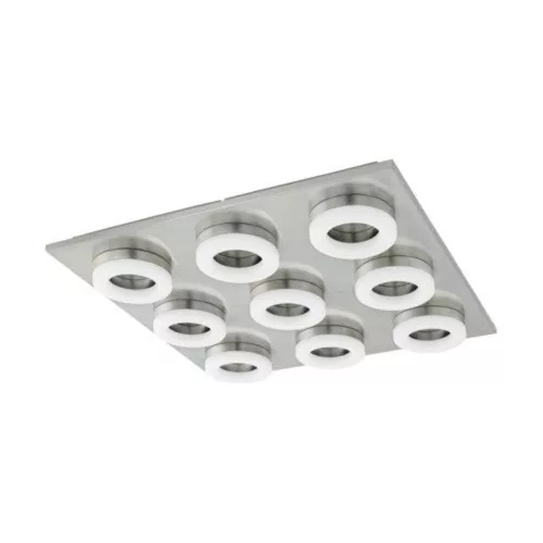 EGLO , 78689 , PALENA , fali-mennyezeti lámpa , 3000 K , LED , 9X2,5W , IP20 , szatinált