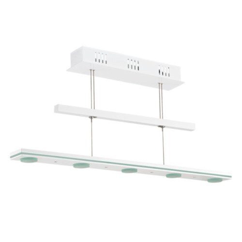 EGLO , 91076 , SALVO , függeszték , 3000 K , LED , 5X4,76W , Yes , IP20 , fehér, átlátszó