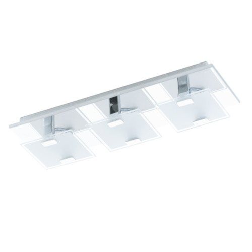 EGLO , 93313 , VICARO , fali-mennyezeti lámpa , 3000 K , LED , 3X2,5W , IP20 , fehér, átlátszó