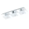 EGLO , 93313 , VICARO , fali-mennyezeti lámpa , 3000 K , LED , 3X2,5W , IP20 , fehér, átlátszó