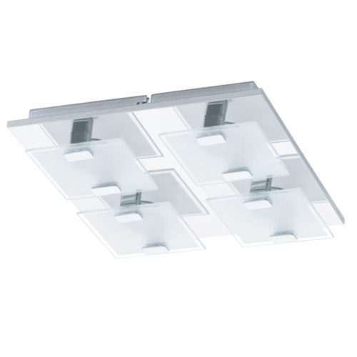 EGLO , 93314 , VICARO , fali-mennyezeti lámpa , 3000 K , LED , 4X2,5W , IP20 , fehér, átlátszó