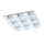 EGLO , 93315 , VICARO , fali-mennyezeti lámpa , 3000 K , LED , 9X2,5W , IP20 , fehér, átlátszó