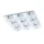 EGLO , 93315 , VICARO , fali-mennyezeti lámpa , 3000 K , LED , 9X2,5W , IP20 , fehér, átlátszó