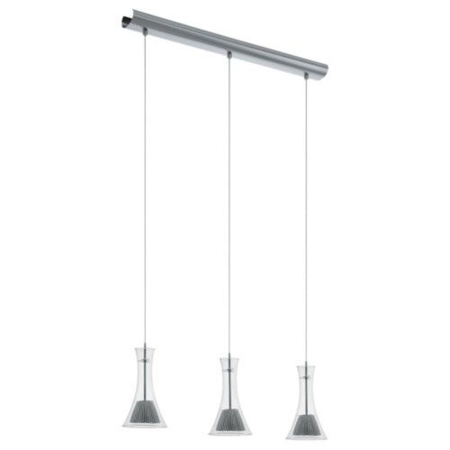 EGLO , 93793 , MUSERO , függeszték , 3000 K , LED , 3X5,4W , IP20 , átlátszó