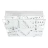 EGLO , 93921 , VERDESCA , mennyezeti lámpa , 3000 K , LED , 4X5,4W , IP20 , fehér, átlátszó