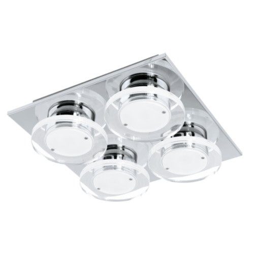 EGLO , 94486 , CISTERNO , fali-mennyezeti lámpa , 3000 K , LED , 4X4,5W , IP20 , átlátszó, szatinált
