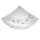 EGLO, 95578, NERINI, de perete-plafonieră, 4000 K, LED, 16W, IP20, alb, negru, transparent
