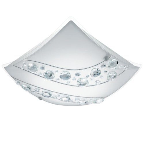 EGLO , 95578 , NERINI , fali-mennyezeti lámpa , 4000 K , LED , 16W , IP20 , fehér, fekete, átlátszó
