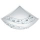 EGLO , 95578 , NERINI , fali-mennyezeti lámpa , 4000 K , LED , 16W , IP20 , fehér, fekete, átlátszó