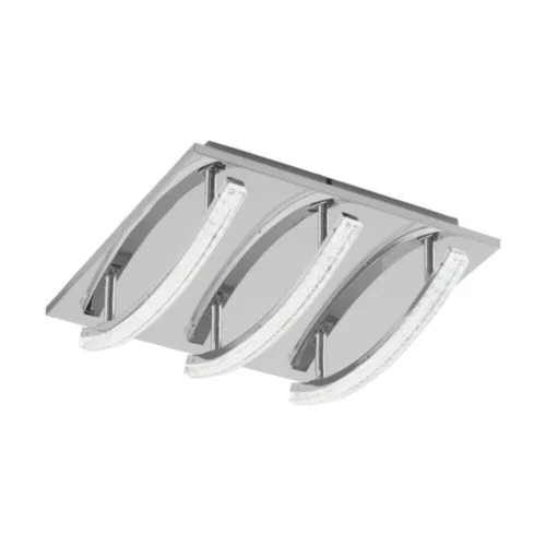 EGLO, 96094, PERTINI, plafonieră, 3000 K, LED, 3X4,2W, IP20, transparent