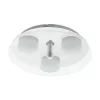 EGLO , 96545 , ABIOLA 1 , fali-mennyezeti lámpa , 3000 K , LED , 3X5,4W , IP20 , fehér, átlátszó