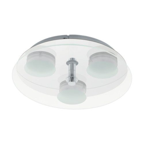 EGLO , 96545 , ABIOLA 1 , fali-mennyezeti lámpa , 3000 K , LED , 3X5,4W , IP20 , fehér, átlátszó
