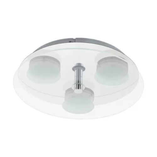 EGLO , 96545 , ABIOLA 1 , fali-mennyezeti lámpa , 3000 K , LED , 3X5,4W , IP20 , fehér, átlátszó
