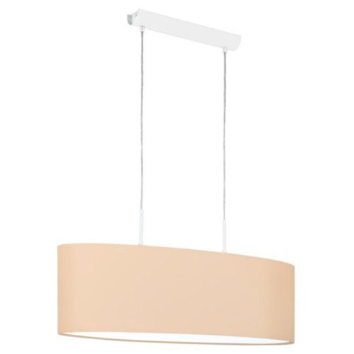 EGLO , 97563 , PASTERI-P , függeszték , E27 , 2X60W , IP20 , pasztell barackszín
